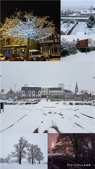 Pictures of Ruthin snow