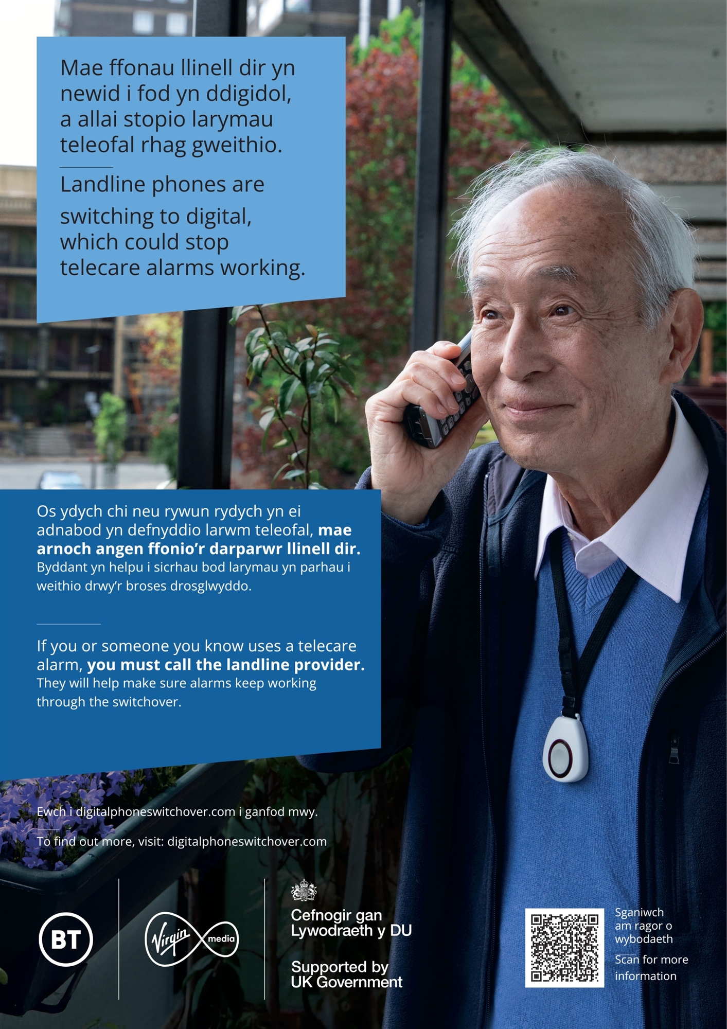 Telecare bilingual poster