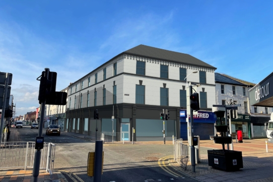 Redevelopment work - Rhyl