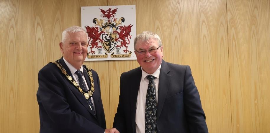 Councillor Arwel Roberts and Councillor Peter Scott