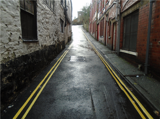Bull Lane, Denbigh (after completion of the works)