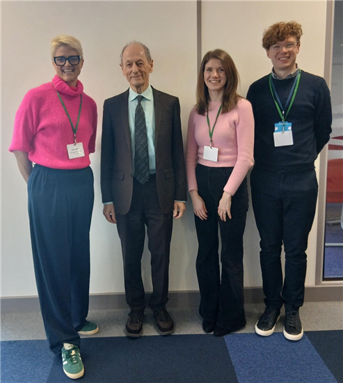 Helen White, Prof Marmott - Summit