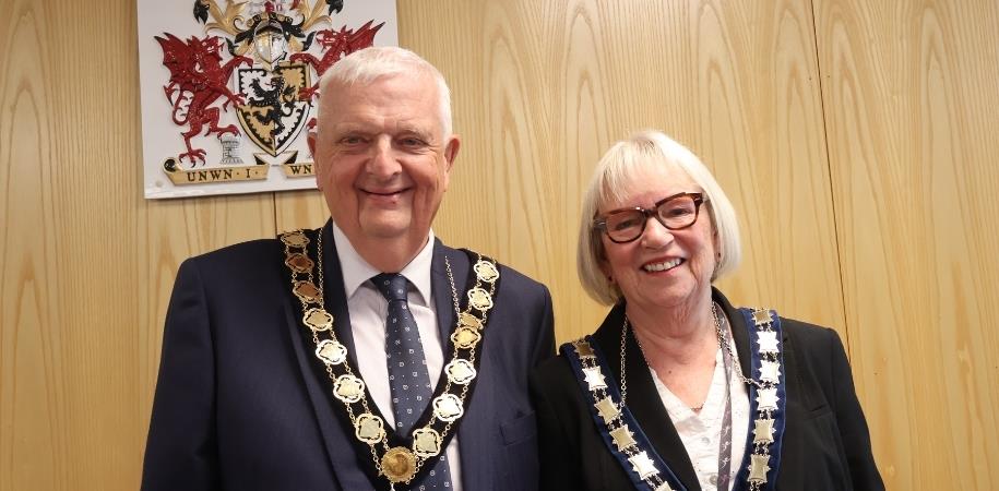 Councillor Arwel Roberts and Councillor Bobby Feeley